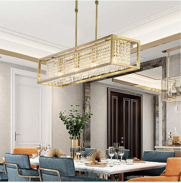 Encapsulated Crystal Chandelier